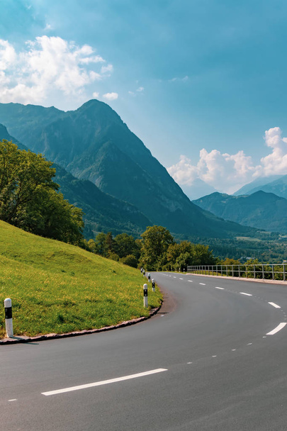 View of the landscape in the Alpine Principality of Liechtenstein - Fotó, kép