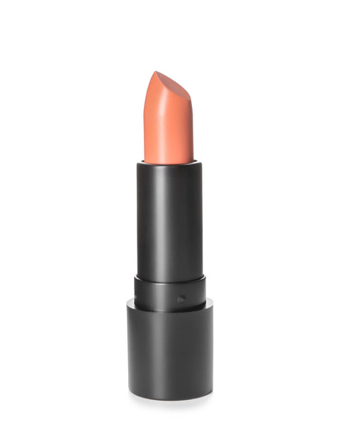 Color lipstick on white background - Φωτογραφία, εικόνα