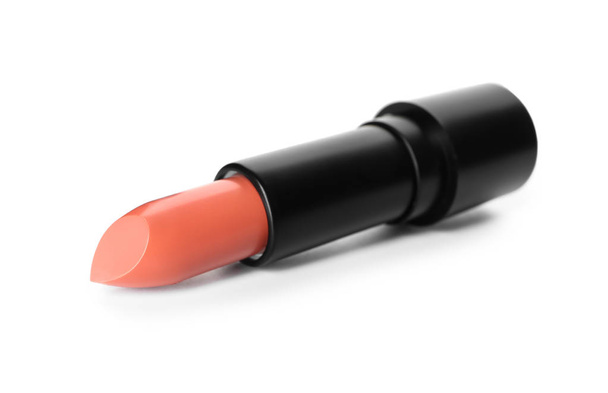 Color lipstick on white background - Фото, зображення