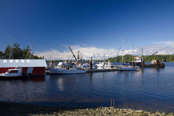 Ucluelet Harbor, île de Vancouver (Colombie-Britannique)
 - Photo, image