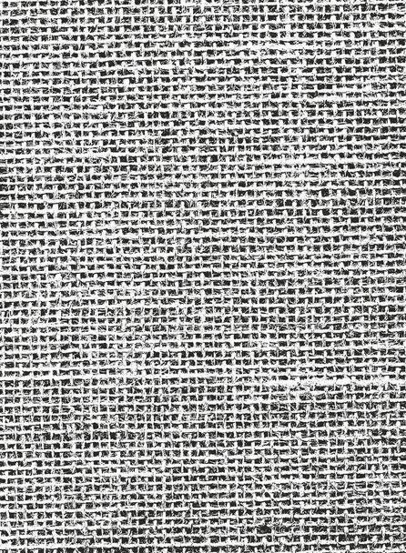 Distressed Overlay Textur des Webstoffs. Grunge-Hintergrund. abstrakte Halbtonvektorillustration - Vektor, Bild