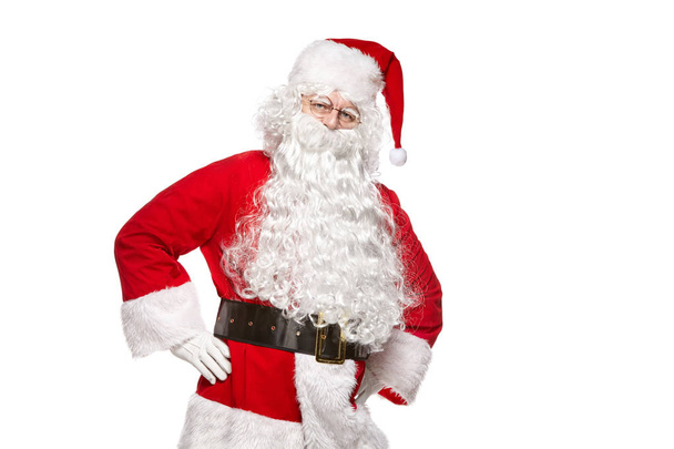 Santa Claus isolated on white background.  Christmas concept. - Foto, Imagen