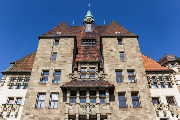 Фасад городской библиотеки Бремена, Германия
 - Фото, изображение