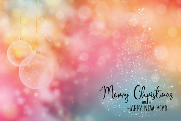 Christmas and New Year Holiday background - Fotoğraf, Görsel