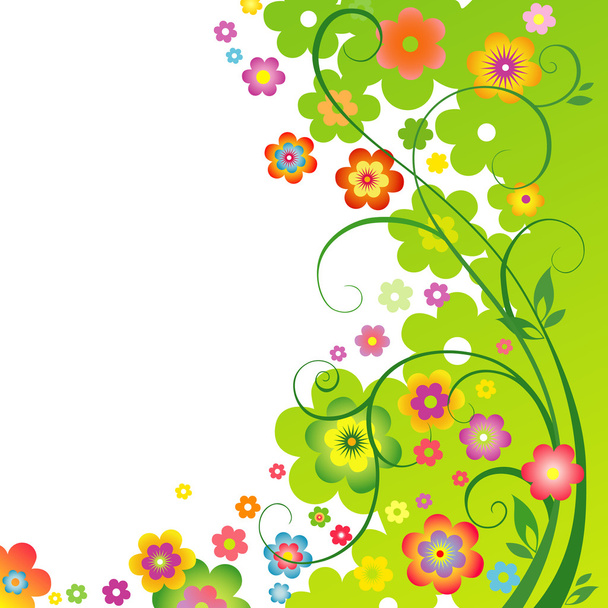 Весна квітка фону
 - Вектор, зображення