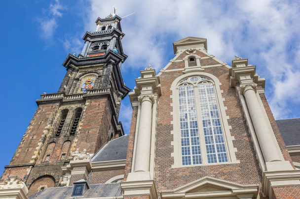 Westerkerk church in the historical center of Amsterdam, Holland - Valokuva, kuva