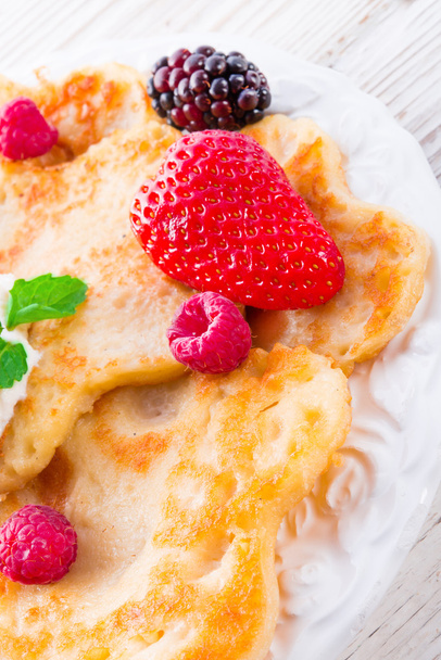 Pancake. Crepes With Berries - Foto, afbeelding