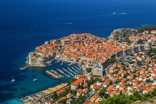 Blick auf die Altstadt von Dubrovnik, Kroatien. - Foto, Bild