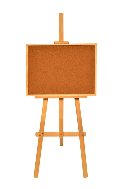 Easel empty for drawing isolated on white background. Object - Photo, Image