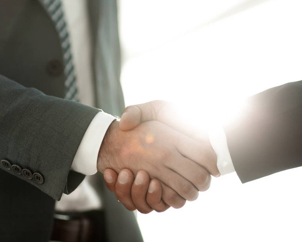 Businessman giving his hand for handshake to partner - Photo, Image