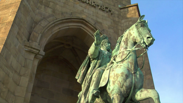 císař wilhelm památník Německo 10670 - Záběry, video