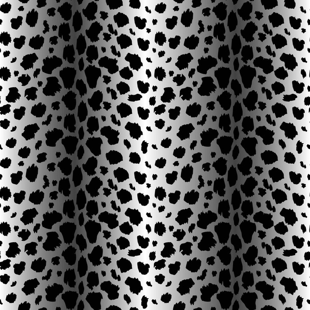 leopárd mintás textúra ismétlődő varrat nélküli fekete-fehér fekete-fehér. Divat és elegáns háttér eps10 - Vektor, kép
