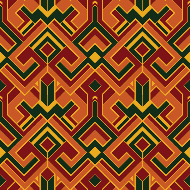 Vector moderno patrón de azulejos geométricos. color forrado forma. Arte abstracto fondo de lujo sin costuras
. - Vector, Imagen