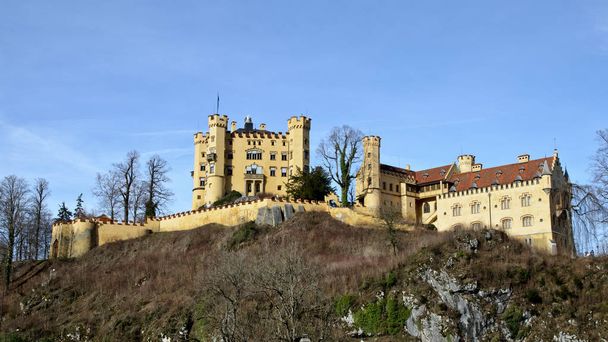 Schwangau, Allemagne - 2 février 2016 : Château de Hohenschwangau
 - Photo, image