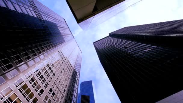 finanční čtvrť mrakodrapů - Záběry, video