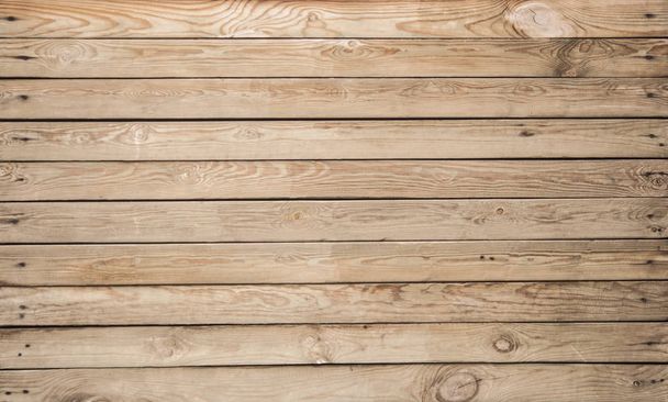 Old faded dull pine natural wood background - 写真・画像