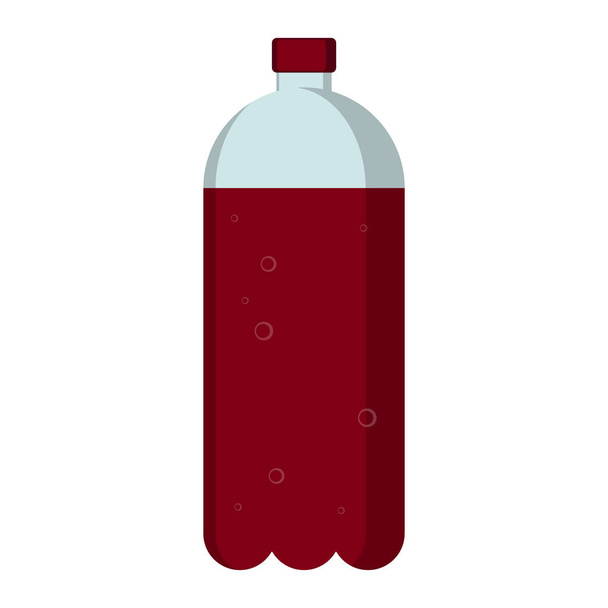 Isolated soda bottle icon - Vector, imagen
