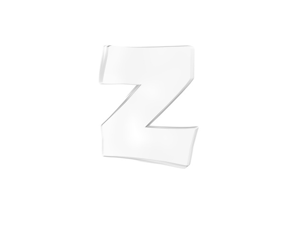 3D render of the text z - Photo, Image