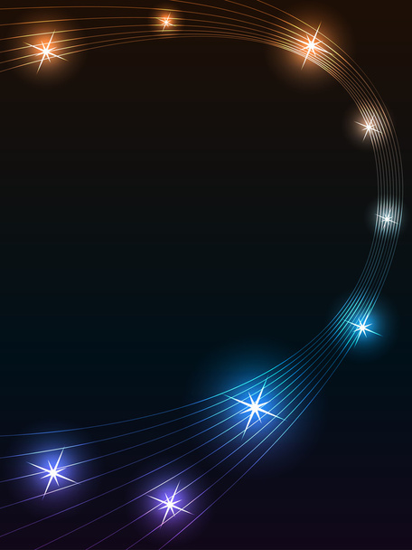 Star trace background - Vector, Image