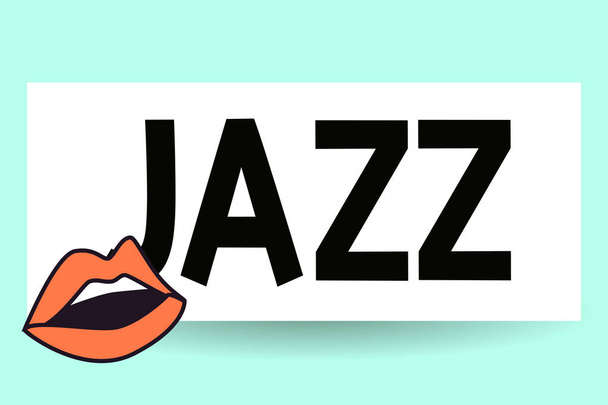 Kirjoitan viestiä Jazzista. Business valokuva esittelee Voimakas rytmi Käyttämällä messinki ja puhallinsoittimet soittaa musiikkia
 - Valokuva, kuva