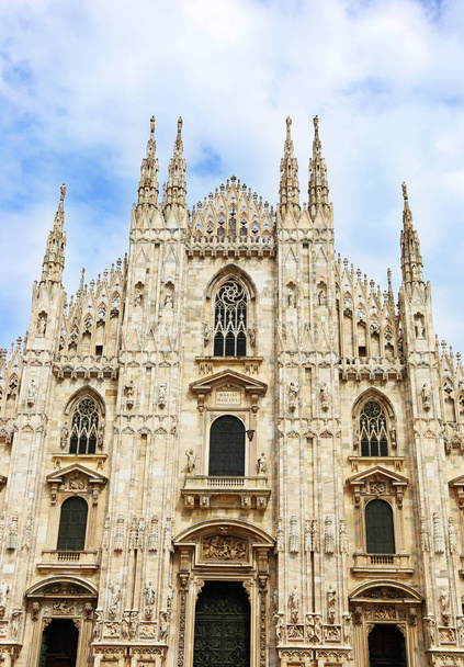 a catedral de Milão Itália - monumentos famosos da arquitetura italiana
 - Foto, Imagem