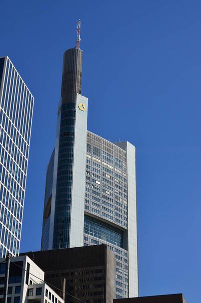 Wieżowce we Frankfurcie nad Menem, Niemcy - Zdjęcie, obraz