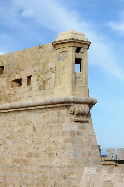 Sentry box in Saint Elmo Fort. Valletta, Malta - Photo, Image