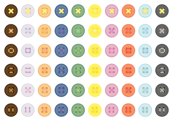 color buttons - Vecteur, image