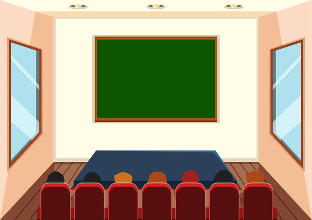 Interior of stage room illustration - Vector, Image