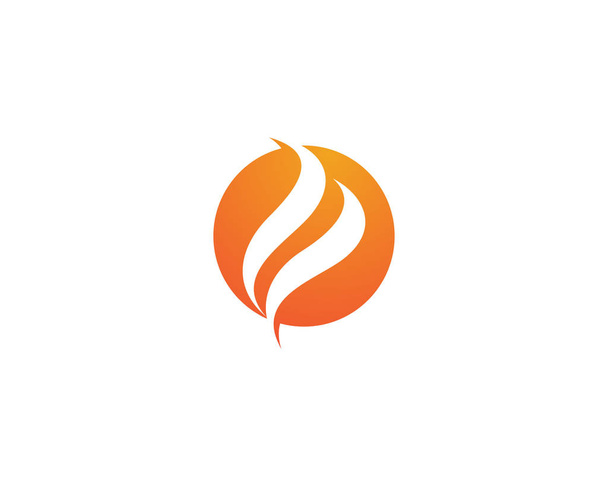 Πρότυπο διανύσματος λογότυπου πυρκαγιάς - Διάνυσμα, εικόνα