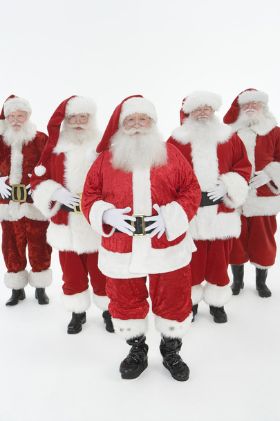 Group Of Men Dressed In Santa Claus Outfits - Φωτογραφία, εικόνα
