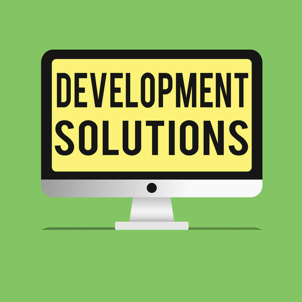 Tekstin kirjoittaminen Development Solutions. Yrityksen tarpeisiin perustuva tehokkaan suunnittelun liiketoimintakonsepti
 - Valokuva, kuva