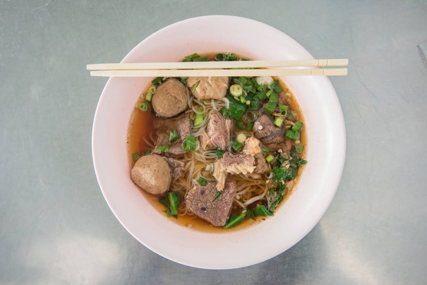 Meat noodle, Thai food, chinese food - Foto, imagen