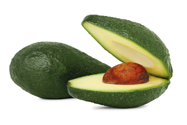 Sliced avocado (isolated) - Photo, image