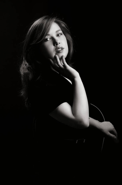 beautiful girl in the Studio - Valokuva, kuva