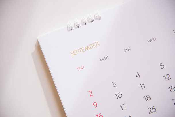 Blurred calendar page in planning concept. - Photo, Image