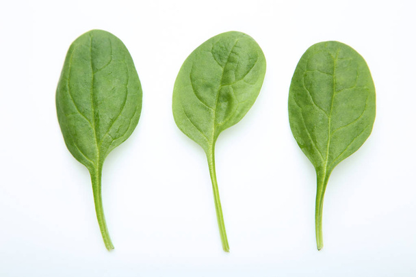 Spinach leaves isolated on white background - Foto, immagini