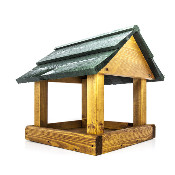 Wooden Bird House Feeder - Photo, Image