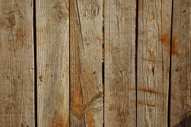 Close-up view of dark brown wooden planks background - Photo, Image