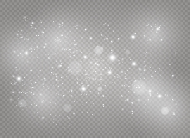 Boże Narodzenie światła pyłu - Wektor, obraz