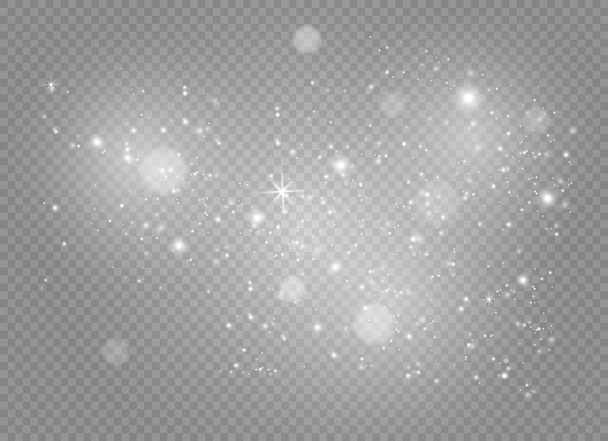 Navidad luces polvo
 - Vector, Imagen