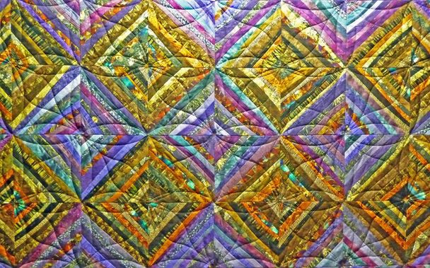 Colorful quilt detail background - Photo, Image