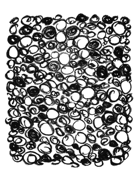 Fond de bulles noires dessinées à la main
 - Photo, image