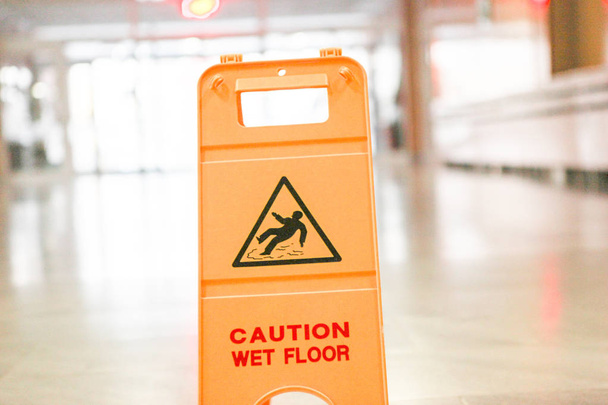 Caution Wet Floor Sign - Photo, Image