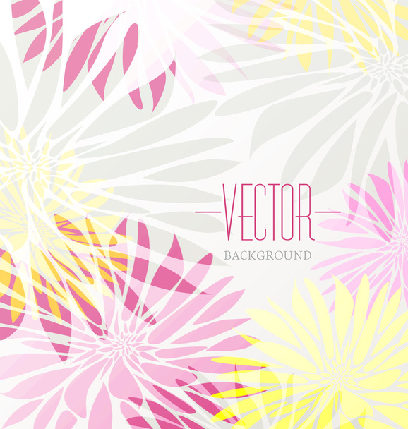 Květinové pozadí - Vektor, obrázek
