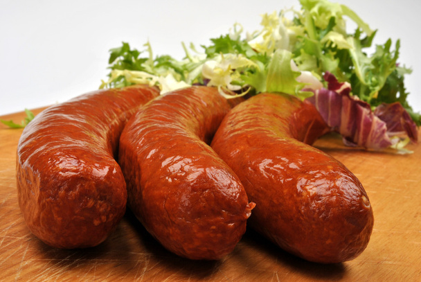 Копченая колбаса
 - Фото, изображение