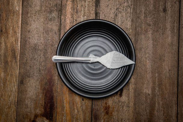 empty plate fork and spoon - Foto, imagen