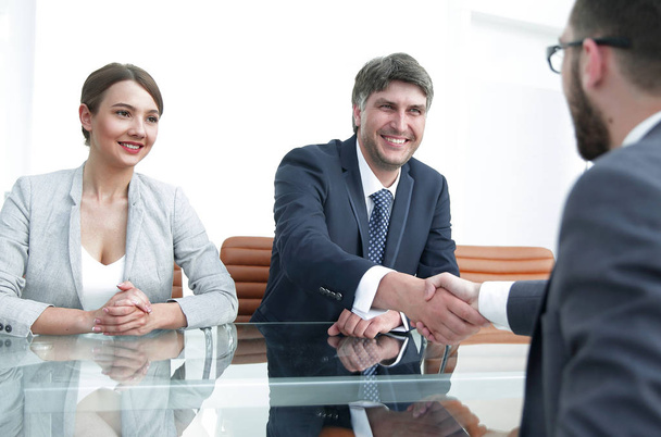 Handshake of successful business people - Photo, Image