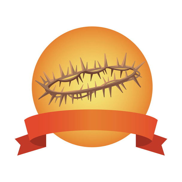 Колючий венец Христа
 - Вектор,изображение