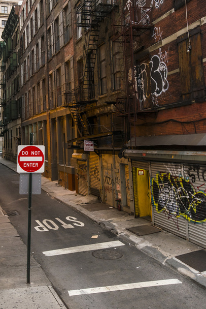 ニューヨーク市の通り - 写真・画像